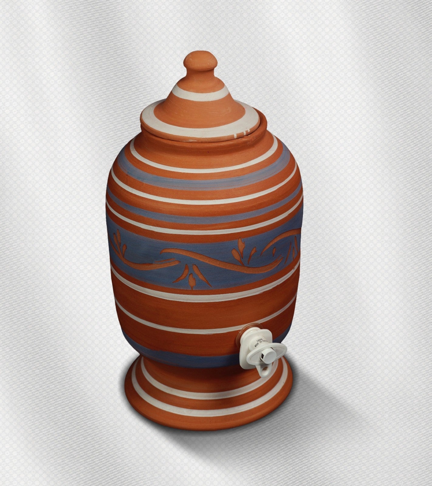 كولمن فخار طبيعي 7 لتر من الطمي الأسواني – تبريد طبيعي ومياه صحية