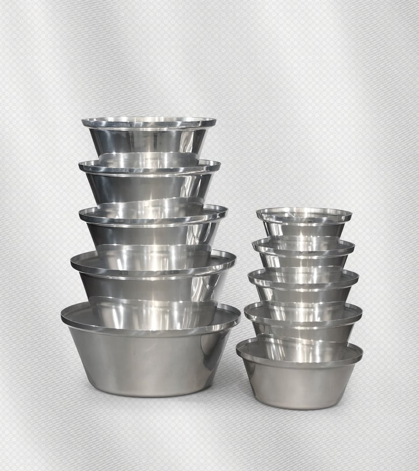 طقم ألومنيوم 10 قطع – دهان تركي فاخر، متين وثقيل، مناسب لجميع أنواع الطبخ